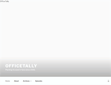 Tablet Screenshot of officetally.com